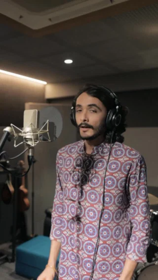 Inside the studio — where every folk song takes shape 🎙️